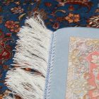 Selyem szőnyeg Negar sötétkék 100x150 iráni viszkóz selyem szőnyeg