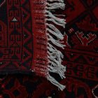 Futószőnyeg bordó 85x778 kézi csomózású keleti szőnyeg