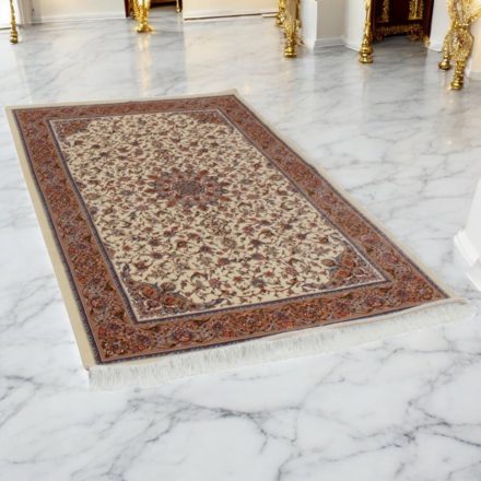 Selyem szőnyeg Reihan cream 120x180 iráni viszkóz selyem szőnyeg