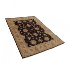 Ziegler szőnyeg fekete-bézs 150x204 kézi csomózású perzsa szőnyeg