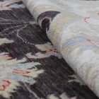 Ziegler szőnyeg fekete-bézs 150x204 kézi csomózású perzsa szőnyeg