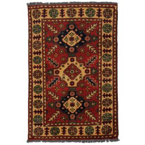 Gyapjú szőnyeg Kargai 60 X 91 kézi csomózású szőnyeg Gyapjú szőnyeg Kargai 60 X 91 kézi csomózású szőnyeg