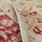 Ziegler szőnyeg piros-bézs 126x184 kézi csomózású perzsa szőnyeg