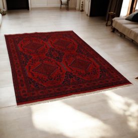   Afgán finom csomózású szőnyeg Beljik 149x196 kézi csomózású nappali szőnyeg