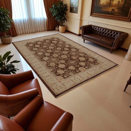 Ziegler szőnyeg barna-bézs 181x271 kézi csomózású perzsa szőnyeg