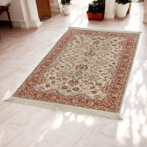 Kézi csomózású perzsa szőnyeg Isfahan 93x158 nappali szőnyeg Kézi csomózású perzsa szőnyeg Isfahan 93x158 nappali szőnyeg