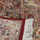 Bakhtiari perzsa szőnyeg 141x219 kézi csomózású iráni szőnyeg