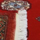 Pakisztáni szőnyeg bordó Bukhara 76x123 kézi csomózású szőnyeg