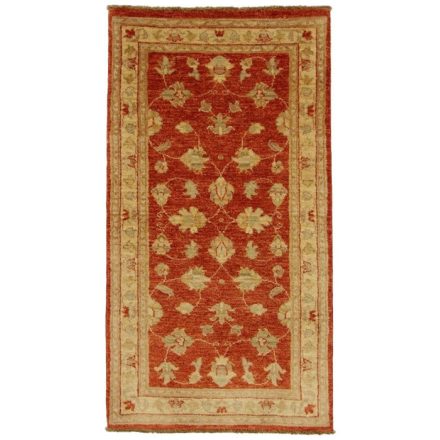 Ziegler gyapjú szőnyeg piros-bézs 70x130 kézi perzsa szőnyeg