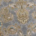 Gépi perzsa szőnyeg szürke 150x225 luxus akril szőnyeg a nappaliba  -802078G150225