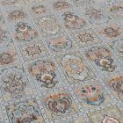 Gépi perzsa szőnyeg szürke 150x225 prémium akril szőnyeg Iránból  -802188G150225