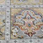Gépi perzsa szőnyeg szürke 150x225 prémium akril szőnyeg Iránból  -802188G150225