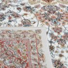 Gépi perzsa szőnyeg bézs 150x225 luxus szőnyeg akrilból  -802280C150225