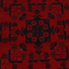 Keleti kézi csomózású szőnyeg bordó 82x187 Afgán szőnyeg