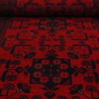 Keleti kézi csomózású szőnyeg bordó 82x187 Afgán szőnyeg