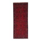 Futószőnyeg bordó Bokhara 78x189 kézi csomózású afgán futószőnyeg