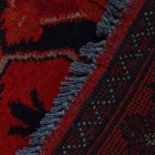 Keleti szőnyeg bordó 52x143 kézi csomozású afgán szőnyeg