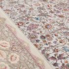 Gépi perzsa szőnyeg bézs 150x225 prémium akril szőnyeg Iránból  -817254C150225