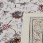 Gépi perzsa szőnyeg bézs 150x225 luxus akril szőnyeg a nappaliba  -817258C150225