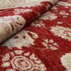 Ziegler szőnyeg piros-bézs 140x190 kézi csomózású perzsa szőnyeg