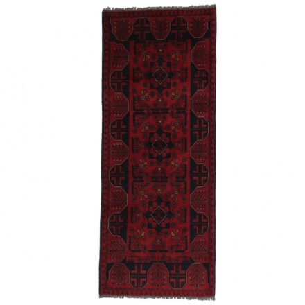 Futószőnyeg bordó 75x189 kézi csomózású Afgán szőnyeg