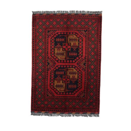 Keleti szőnyeg bordó 102x143 kézi csomózású afgán szőnyeg
