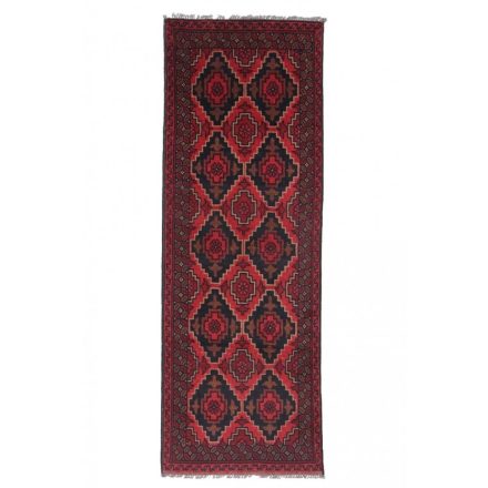 Futószőnyeg bordó Khalmohamadi 50x144 kézi csomózású gyapjú szőnyeg