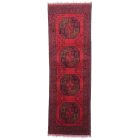 Keleti szőnyeg bordó 48x151 kézi csomozású afgán szőnyeg