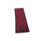 Keleti szőnyeg bordó 48x151 kézi csomozású afgán szőnyeg