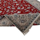 Nain szőnyeg 198x293 kézi csomózású perzsa szőnyeg a nappaliba