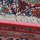 Selyem szőnyeg 130x184 kézi csomózású perzsa szőnyeg