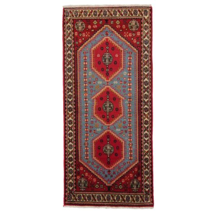 Perzsa szőnyeg Abadeh 64x143 kézi gyapjú szőnyeg 