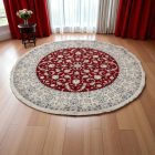 Kerek szőnyeg Nain 192x208 kézi csomózású perzsa szőnyeg
