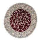 Kerek szőnyeg Nain 192x208 kézi csomózású perzsa szőnyeg