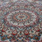 Kerek szőnyeg bézs 100x100 exkluzív gépi perzsa szőnyeg akrilból  -87010C100100