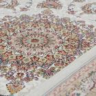 Gépi perzsa szőnyeg bézs 160x230 minőségi nappali szőnyeg akrilból  -87010C160230