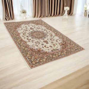 Gépi Perzsa szőnyeg Medalion cream 80x120 (Premium) klasszikus perzsa szőnyeg Gépi Perzsa szőnyeg Medalion cream 80x120 (Premium) klasszikus perzsa szőnyeg