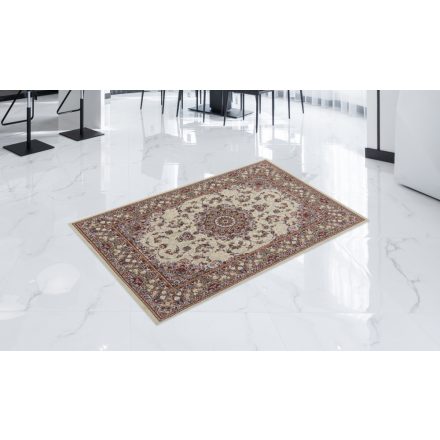 Perzsa szőnyeg bézs Medalion 80x120 (Premium) klasszikus szőnyeg