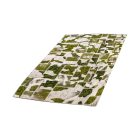 Design szőnyeg zöld-fehér Patchwork 200x298 nappali szőnyeg