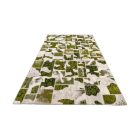 Design szőnyeg zöld-fehér Patchwork 200x298 nappali szőnyeg