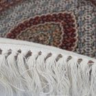 Kerek szőnyeg bézs 100x100 prémium gépi perzsa szőnyeg akrilból -87034C100100