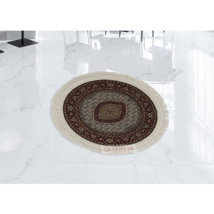 Kerek szőnyeg bézs Mahi 150x150 (Premium) perzsa szőnyeg