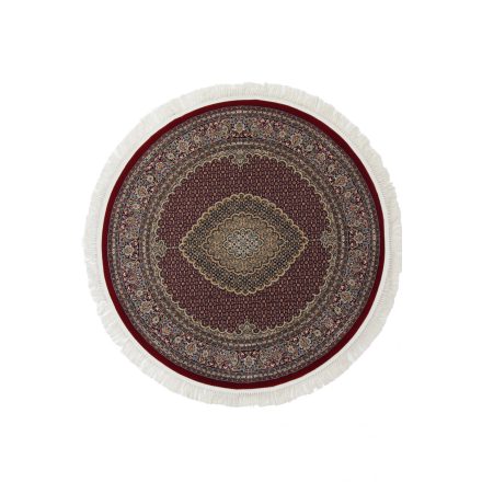 Kerek szőnyeg bordó 150x150 prémium perzsa gépi szőnyeg