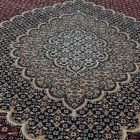 Kerek szőnyeg bordó 200x200 luxus gépi perzsa szőnyeg akrilból  -87034R200200