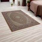 Gépi perzsa szőnyeg barna 140x200 exkluzív akril szőnyeg  -87034W140200