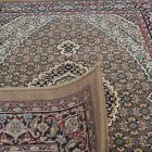 Gépi perzsa szőnyeg barna 80x120 minőségi akril szőnyeg  -87034W80120