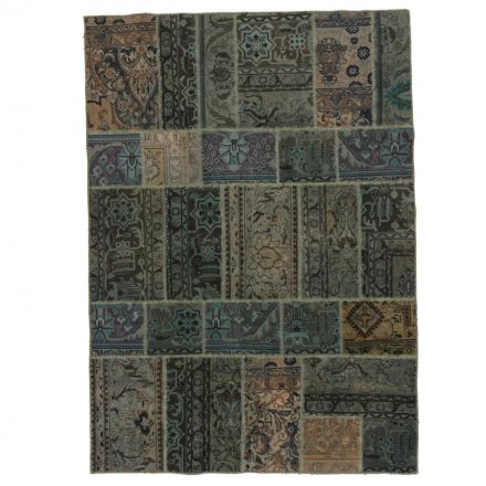 Design szőnyeg zöld Patchwork 169x238 nappali szőnyeg