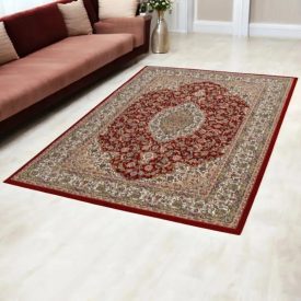 Luxus szőnyeg bordó 200x300 minőségi nappali szőnyeg akrilból  -87125R200300