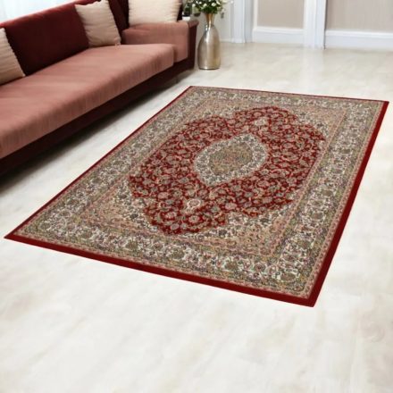 Perzsa szőnyeg Isfahan bordó 200x300 minőségi nappali szőnyeg akrilból