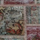 Gyapjú szőnyeg színes Patchwork 70x140 kézi szőnyeg